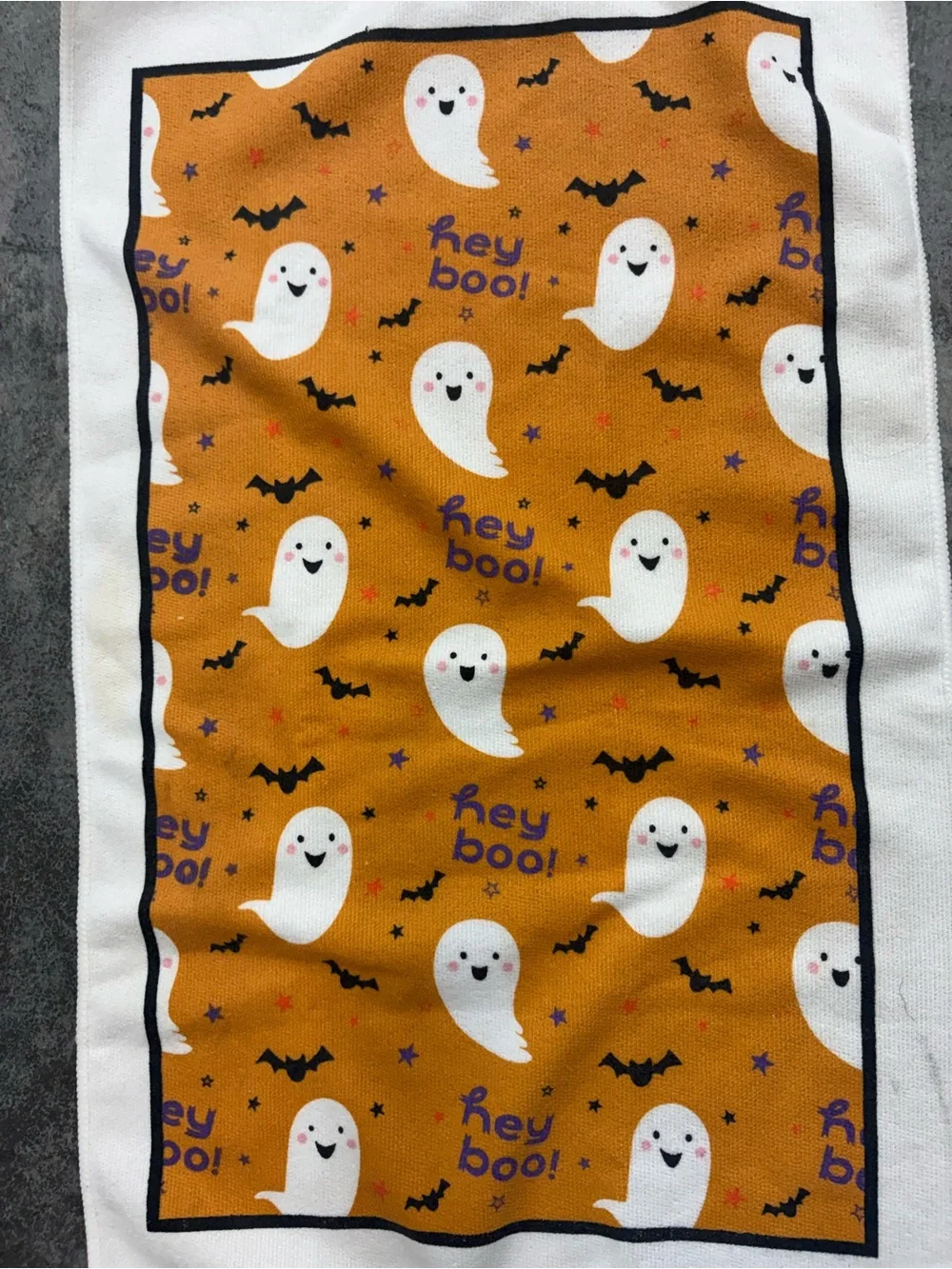 Spooky Hey Boo Halloween Hand-towel